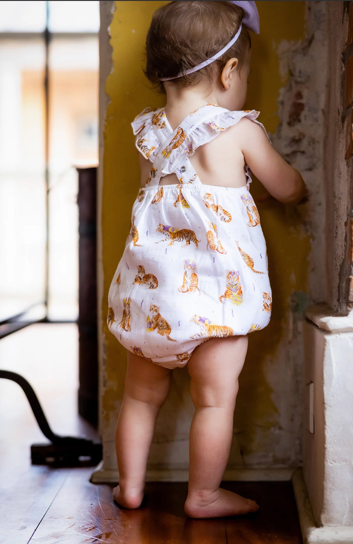 LSU Muslin Sunsuit