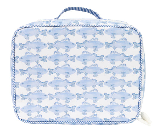 Blue Fish Lunch Box