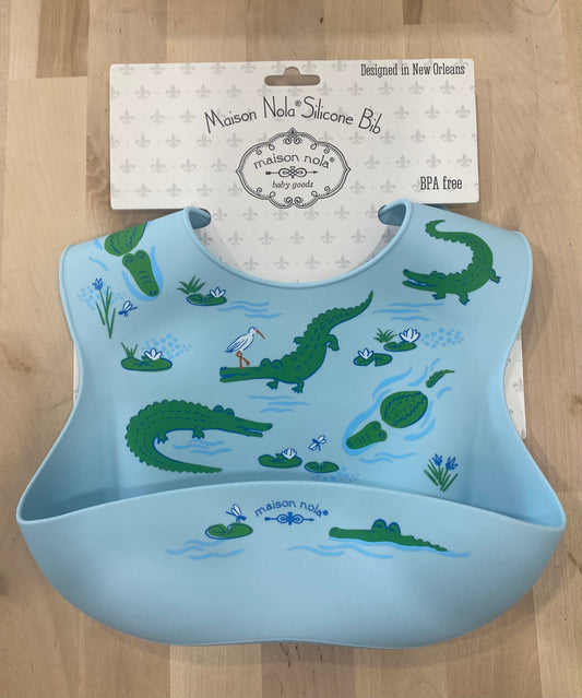 Silicone Alligator Bib